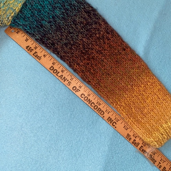 ANTHROPOLOGIE GREYLIN Natalia fringe wrap knit wool sweater blanket NEW size M - Picture 10 of 10